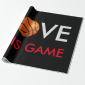Basketball-Liebe Geschenkpapier (Ungerollt)