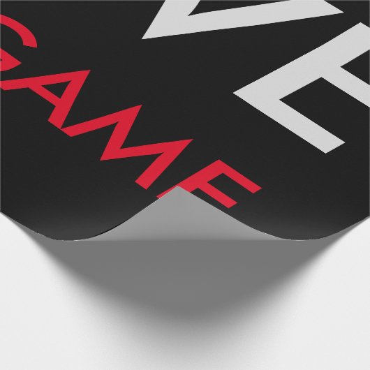 Basketball-Liebe Geschenkpapier (Ecke)