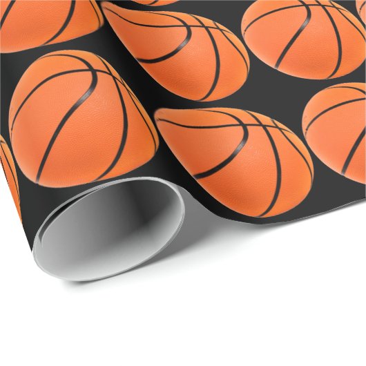 Basketball-Liebe Geschenkpapier (Rolleneckpunkt)