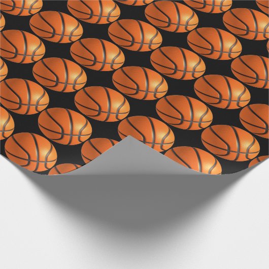 Basketball-Liebe Geschenkpapier (Ecke)