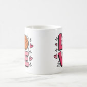 Basketball Liebe Niedlich Girls Basketball Basketb Kaffeetasse (Mittel)