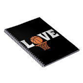 Basketball Liebe Notizblock (Rechte Seite)