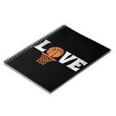 Basketball Liebe Notizblock (Linke Seite)
