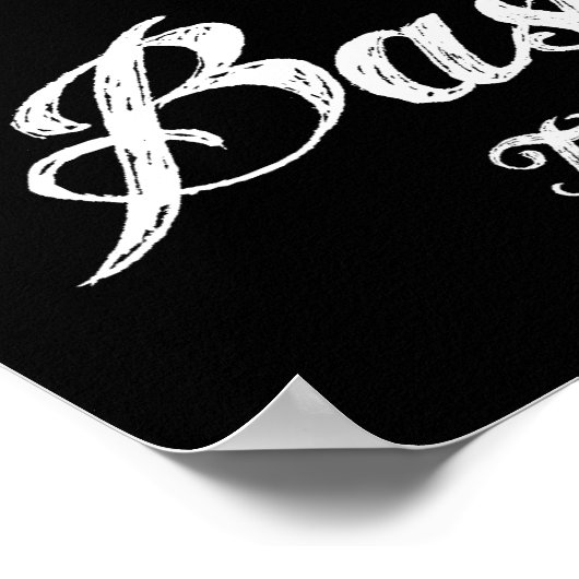 Basketball-Liebe-Poster Poster (Ecke)