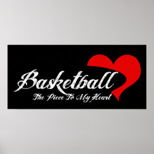 Basketball-Liebe-Poster Poster