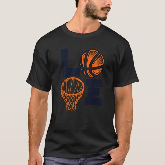 Basketball Liebe Pro Player Beruflich Basketball T-Shirt (Vorderseite)