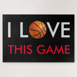 Basketball-Liebe Puzzle