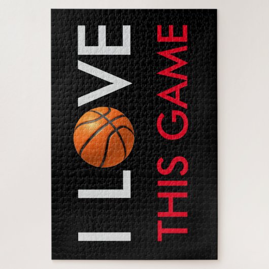 Basketball-Liebe Puzzle (Vertikal)