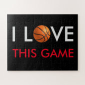 Basketball-Liebe Puzzle (Horizontal)