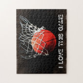 Basketball Liebe Puzzle (Vertikal)