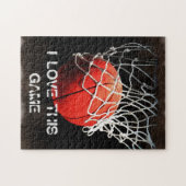 Basketball Liebe Puzzle (Horizontal)