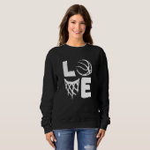 Basketball-Liebe Sweatshirt (Vorne ganz)