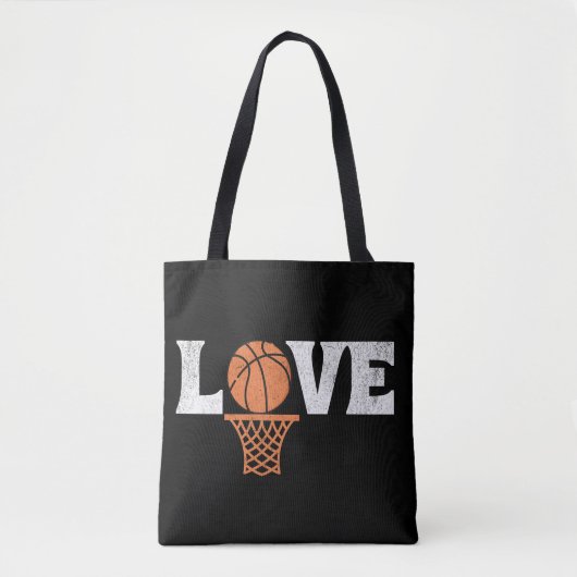 Basketball Liebe Tasche (Vorderseite)