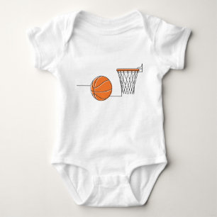 Basketball-Liebhaber Baby Strampler