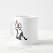 Basketball Liebhaber Kaffeetasse – Perfektes Gesch (Vorderseite Links)