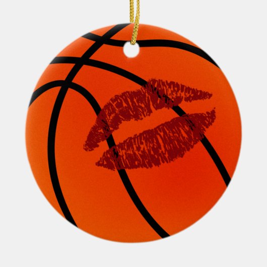 Basketball-Liebling Keramikornament (Vorne)