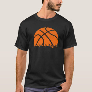 Basketball liebt Spieler Große Vintage Männer Frau T-Shirt