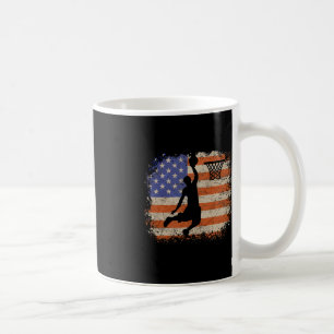 Basketball Liebt Vintages Basketballspiel der US-F Kaffeetasse