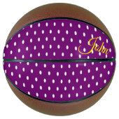 Basketball Lila Polka dot (Vorderseite)