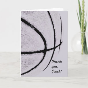Basketball-Linien - und die Konsistenz der Stadt Dankeskarte