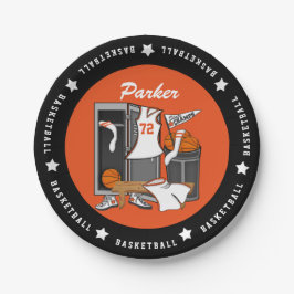 Basketball-Locker-Raum Benutzerdefinierte Player-N Pappteller