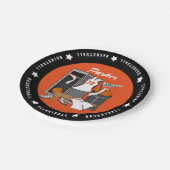 Basketball-Locker-Raum Benutzerdefinierte Player-N Pappteller (Schrägansicht)