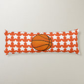 Basketball-Locker-Room mit eigenem Spielernamen Seitenschläferkissen (Rückseite)