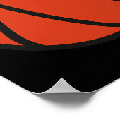 Basketball-Logo 1 Poster (Ecke)