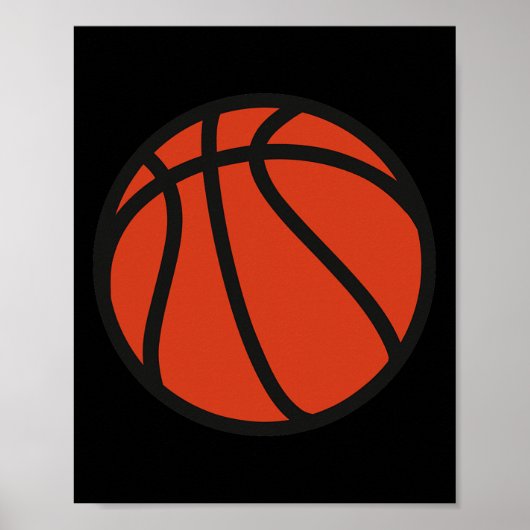 Basketball-Logo 1 Poster (Vorne)