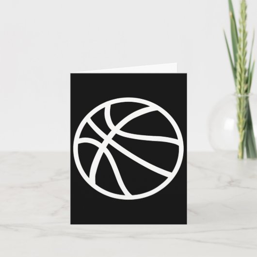 Basketball-Logo Karte (Vorderseite)
