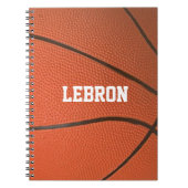 Basketball Look Personalisiertes Notebook Notizblock (Vorderseite)