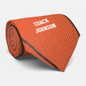 Basketball Look Personalized Krawatte (Gerollt)