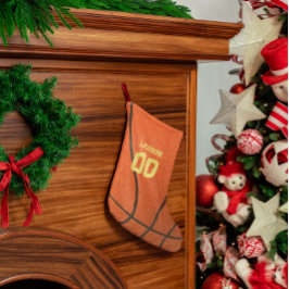 Basketball Look Personalized Stocking Kleiner Weihnachtsstrumpf