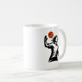 Basketball Lover Coffee Mug – Perfect Gift for Pla Kaffeetasse (VorderseiteRechts)