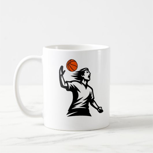 Basketball Lover Coffee Mug – Perfect Gift for Pla Kaffeetasse (Links)