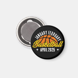 Basketball Lover Cool Player Moderner Personalisie Magnet