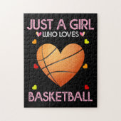 Basketball Lover Women Geschenk nur ein Mädchen, d Puzzle (Vertikal)