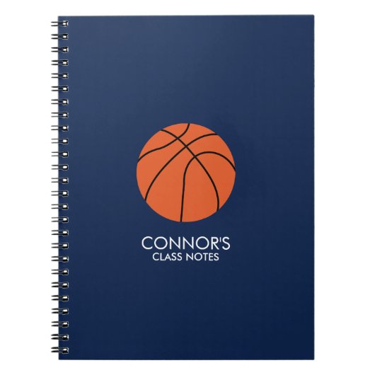 Basketball-Lüfter Notizblock (Vorderseite)