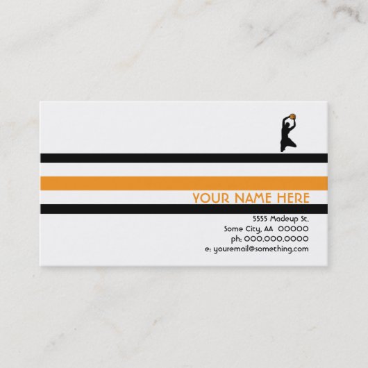 Basketball: Luftstern Visitenkarte (Vorderseite)