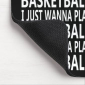 Basketball-lustige Sprüche Mousepad (Ecke)