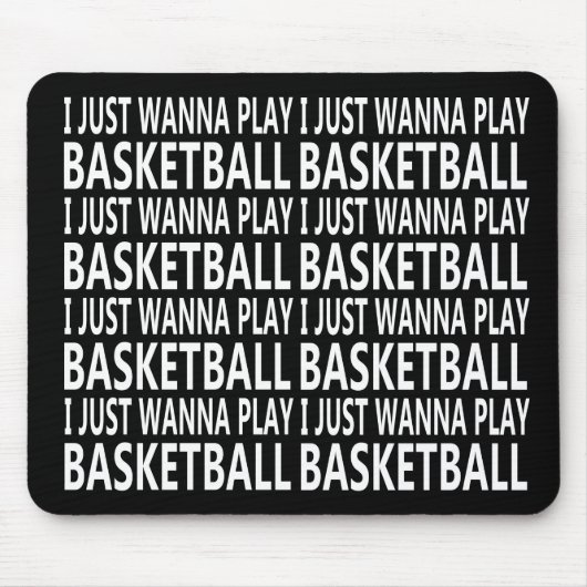Basketball-lustige Sprüche Mousepad (Vorne)