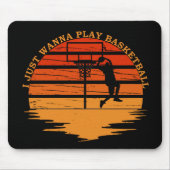 Basketball-lustige Sprüche Mousepad (Vorne)