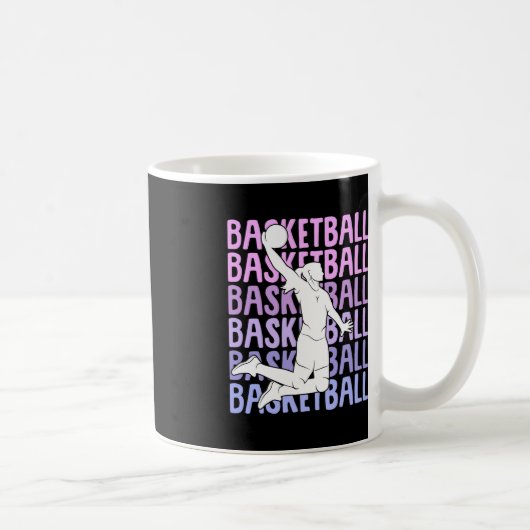 Basketball Mädchen Frauen Kinder 1 Kaffeetasse (Rechts)