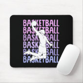 Basketball Mädchen Frauen Kinder 1 Mousepad (Mit Mouse)
