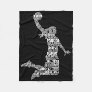 Basketball Mädchen Frauen Kinder Mädchen Fleecedecke