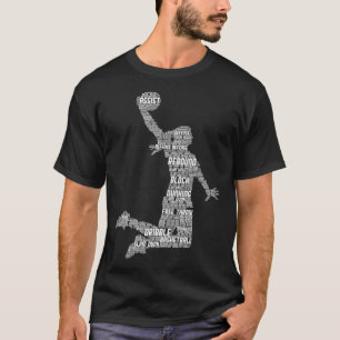 Basketball Mädchen Frauen Kinder Mädchen T-Shirt