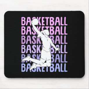 Basketball Mädchen Frauen Kinder Mousepad