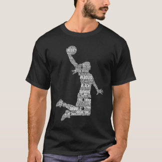 Basketball Mädchen Frauen Kinder T - Shirt