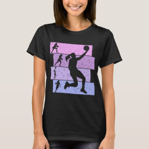 Basketball Mädchen Frauen Kinder T-Shirt