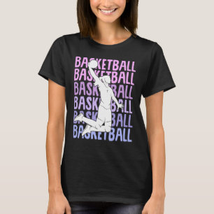 Basketball Mädchen Frauen Kinder T-Shirt